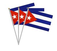 Lot de 20 drapeaux à manivelle de Cuba, Cuba Mini Drapeau portable, Drapeau Cuba, Petit Drapeau Cuba, Mini Drapeau Cuba, drapeau Cuba, drapeau Cuba petit