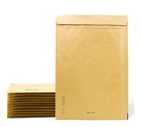Lot de 20 enveloppes matelassées à bulles Kraft avec fermeture autocollante, sacs d'expédition de vêtements, enveloppes matelassées Kraft - SIDI (300 x 420 mm)
