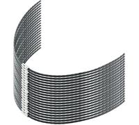 Lot de 20 fils de rechange pour débroussailleuse Bosch F016800431 - AQSACOKIYA - AFS 23-37 - 37cm x 3,5mm - Noir