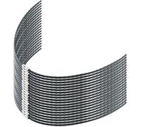 Lot de 20 fils de rechange pour débroussailleuse Bosch F016800431 - AQSACOKIYA - AFS 23-37 - 37cm x 35mm - Noir
