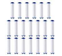 Lot de 20 Filtre pour Pommeau de Douche de Amovible, 8,5 cm Filtre Douche en Coton PP Anti-calcaire pour Douchette, Cartouche Filtrante Douchette Remplaçable
