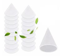 Lot de 20 filtres coniques DN125, filtre G4, système de ventilation, longueur : 180 mm, filtre conique, épaisseur : environ 8 mm, tapis filtrant pour systèmes de ventilation, convient pour les valves