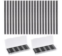 Lot de 20 lames de rabot HSS de 82 mm - 82 x 5,5 x 1,2 mm - Lame réversible - Pour rabot Bosch, rabot manuel, machines de travail du bois (20)