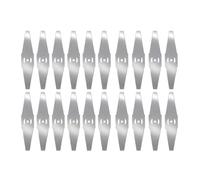 Lot de 20 Lames Débroussailleuse en Métal 15cm pour Coupe Bordure Sans Fil | Lame Débroussailleuse en Métal, Pièce de Rechange Acier Robuste, Longueur Quinze Centimetres, Entretien Espaces Verts