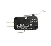 Lot de 20 microinterrupteurs SPDT Momentary Travel Limit Micro Switch 16 A 250 VAC 1NO1NC 3 broches