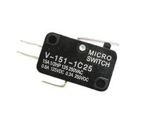 Lot de 20 microinterrupteurs SPDT Momentary Travel Limit Micro Switch 16 A 250 VAC 1NO1NC 3 broches