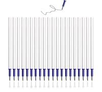 Lot de 20 mines de rechange effaçables - Bleu - 0,5 mm - Compatibles avec stylos à encre gel effaçable Legami - Recharges de rechange effaçables - Pour stylos à encre gel effaçable