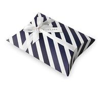 NOVAGO - Lot de 20 mini petits pochettes/Boites à cadeau en carton avec les motifs rayures (Rose) Rose G