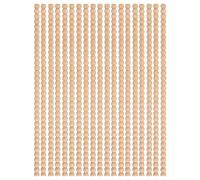 Lot de 20 moulures décoratives 3D en bois brut pour décoration de salle de bain, miroir, bordure, plafond, armoire, TV et bord mural (40 cm)