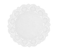 Lot de 20 Napperons "Lily Cook" 26cm Blanc