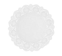 Lot de 20 Napperons ""Lily Cook"" 26cm Blanc