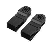 Lot de 20 Outil Oscillante Lames de Scie, Lames de Scie Oscillantes Universelles avec Denture bimétal et kit de Lames de scie Mixtes pour Fein Plus Plus