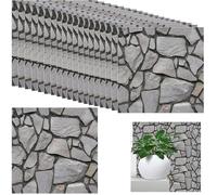Lot de 20 Papier Peint 3d Brique Adhesif Mural 30 X 30 cm Pierre Autocollant Mural Dalle PVC Adhesive Mu OBJET DE DECORATION MURALE