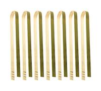 Lot de 20 petites pinces à salade en bois de 12 cm pour cuisine, service alimentaire, buffet, fête, mini pince à fruits pour pain toast
