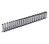 Lot de 20 pièces – douilles hexagonales professionnelles à haute résistance avec profil intérieur profond XI ON – Neilsen Tools