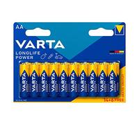 Varta Piles AA (LR6) High Energy – alcalines 1,5 V – Lot de 20 (2023)