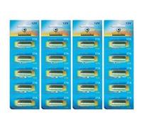 Lot de 20 Piles Alcaline 12V type 27A, compatibles A27/A27BP/A27S/AG27/GP27/GP27A/L828/MN27/R27A - Visiodirect - G