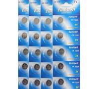 Lot de 20 Piles au Lithium CR1220 Eunicell 3 Volt satisfait ou remboursé -