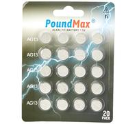Lot de 20 Piles Bouton alcalines Super AG13 G13 SR44 LR44 A76 V13GA PX76A 357