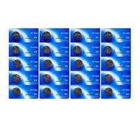 Lot de 20 Piles bouton plates lithium type CR1632 3V compatibles BR1632/CR-1632/DL1632/DL 1632/DL-1632 - Visiodirect -