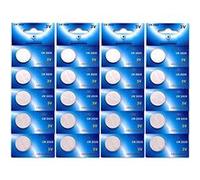Lot de 20 Piles bouton plates lithium type CR2025 3V compatibles DL2025 - Visiodirect - G