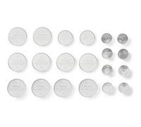 Nedis Lot de 20 Piles Boutons Lithium Alcaline 1.5 3V DC