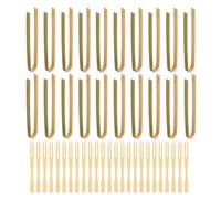 Lot de 20 pinces à gâteau, 100 broches, pince à pain, mini pince alimentaire, pince à pâtisserie, pince de cuisine, pince alimentaire multifonction, accessoire de cuisine