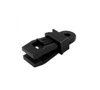 Lot de 20 pinces à tendre pour bâches ou toiles - Noir - Linxor
