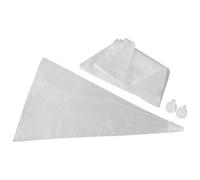 Lot de 20 poches à douille jetables et 3 embouts plastique réemployables 32 cm Zenker Smart Pastry