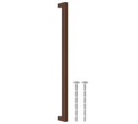 Lot de 20 poignées de meuble en acier inoxydable - Couleur bronze - 320 mm - Avec vis découpables - Pour tiroir, porte, commode, cuisine, garde-robe - Moderne et rustique