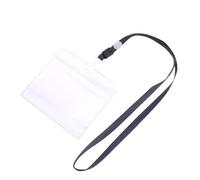 Lot De 20 Porte-Cartes D'identité Transparents Et Étanches En Pvc Pour Cartes D'identité, Badges Et Autres Accessoires. Durables Et Flexibles, Avec Trous Pour Cordons.