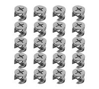 Lot De 20 Raccords De Meubles Excentriques En Alliage De Zinc - Connecteur Meuble Cames Pour Assemblage De Meubles - Accessoires De Qualité Pour Armoires, Tiroirs,Et Plus - Durable Et Facile À Instal