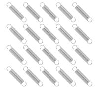 Lot de 20 ressorts de traction avec crochets, 1/4" x 1-1/2" en acier inoxydable, petit ressort de traction à double crochet, diamètre du fil de 0,8 mm et diamètre extérieur de 6,8 mm, pour réparations