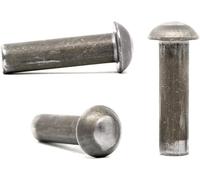 Lot de 20 rivets à tête ronde M3 (3 mm x 6 mm) en acier massif DIN 660 D03-04BC