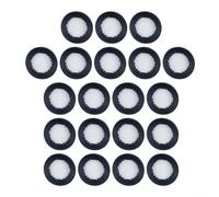 Lot de 20 rondelles en caoutchouc avec filtre en maille 40 en acier inoxydable pour pommeau de douche, robinet et tube pour minimiser le risque d'encrassement