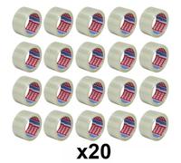 Lot De 20 Rubans Emballage Adhésif Transparent Tesa 66m X 50mm