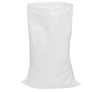 Lot de 20 sacs à gravats réutilisables en polypropylène haute qualité - 55 Kg - Blanc - Linxor
