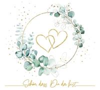 Lot de 20 serviettes en forme de cœur autour d'eucalyptus blanc | Mariage | Mariage | Amour | Belle que vous êtes là | Bricolage | Découpage | Technique de serviette | Décoration de table 33 x 33 cm
