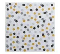 Lot de 20 Serviettes en Papier Confettis 33x33cm Multicolore