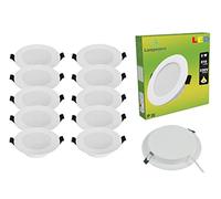 Lot de 20 Spot Encastrable LED Downlight Panel Extra-Plat 3W Blanc Froid 6000K