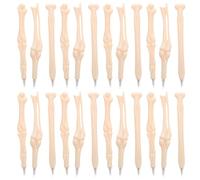 Lot de 20 stylos à bille en os - pour amis - Médecin étudiant - 0,7 mm - Encre bleue