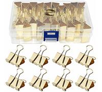 Lot de 20 trombones dorés de 32 mm pour bureau, école et maison