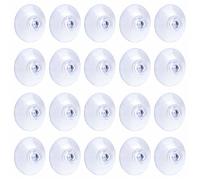 Lot de 20 ventouses Transparentes Ventouse en Plastique PVC de 3 cm sans Crochets pour la décoration et l'organisation