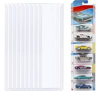 Lot de 20 vitrine pour modèle de voiture - Étagère de rangement murale en plastique - Organiseur pour emballage blister - 42,5 x 11,2 cm