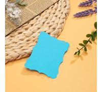 Lot de 200 cartes vierges à bord ondulé, 3,3 x 2,4 in, cartes colorées pour invitation DIY, carton 180 g pour notes de remerciement, anniversaire, étiquettes cadeau, bureau, 3 couleurs assorties