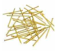 Lot de 200 clous à tête plate 1,5 x 40 mm, clous en acier zingué pour menuiserie (200, 1,5 x 40 mm)