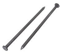 Lot de 200 clous de construction en acier au carbone 3,5 x 90 mm Tête ronde plate multi-usages clous en fil commun (200, 3,5 x 90 mm)