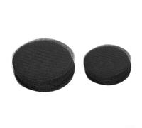Lot de 200 coussinets en maille pour pot de fleurs - 7,6 et 10,2 cm - Pour éviter les fuites de sol - Tapis d'entretien des plantes en plastique noir pour améliorer la circulation de l'air et garder