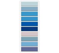 Lot de 200 onglets adhésifs pour marque-page, notes inscriptibles et repositionnables pour marquage, classement, notes, blocs-notes (bleu)