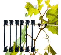 Lot de 200 pinces pour tomate, raisin, framboise, kiwi vigne support pour plantes de jardin avec crochet fixe pour plantes de jardin Convient pour fil 9#-12#